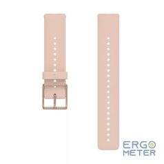 POLAR WRIST BAND 20MM SIL PNK/ROSE S-L